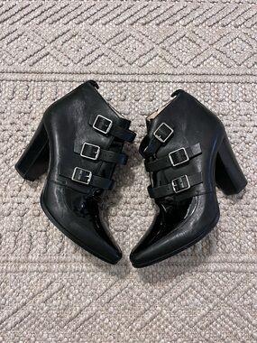 Jimmy Choo Hutch Triple Buckle Booties